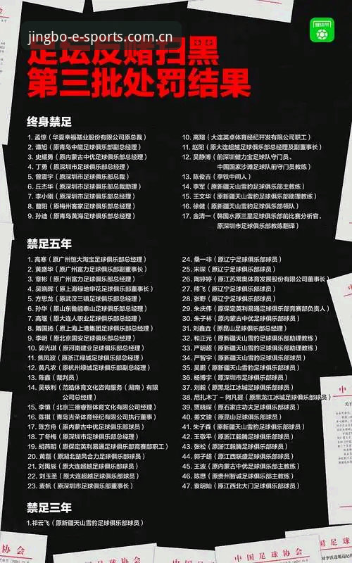 中国足协第三批禁足名单深度分析：从行业乱象看体育生态重构